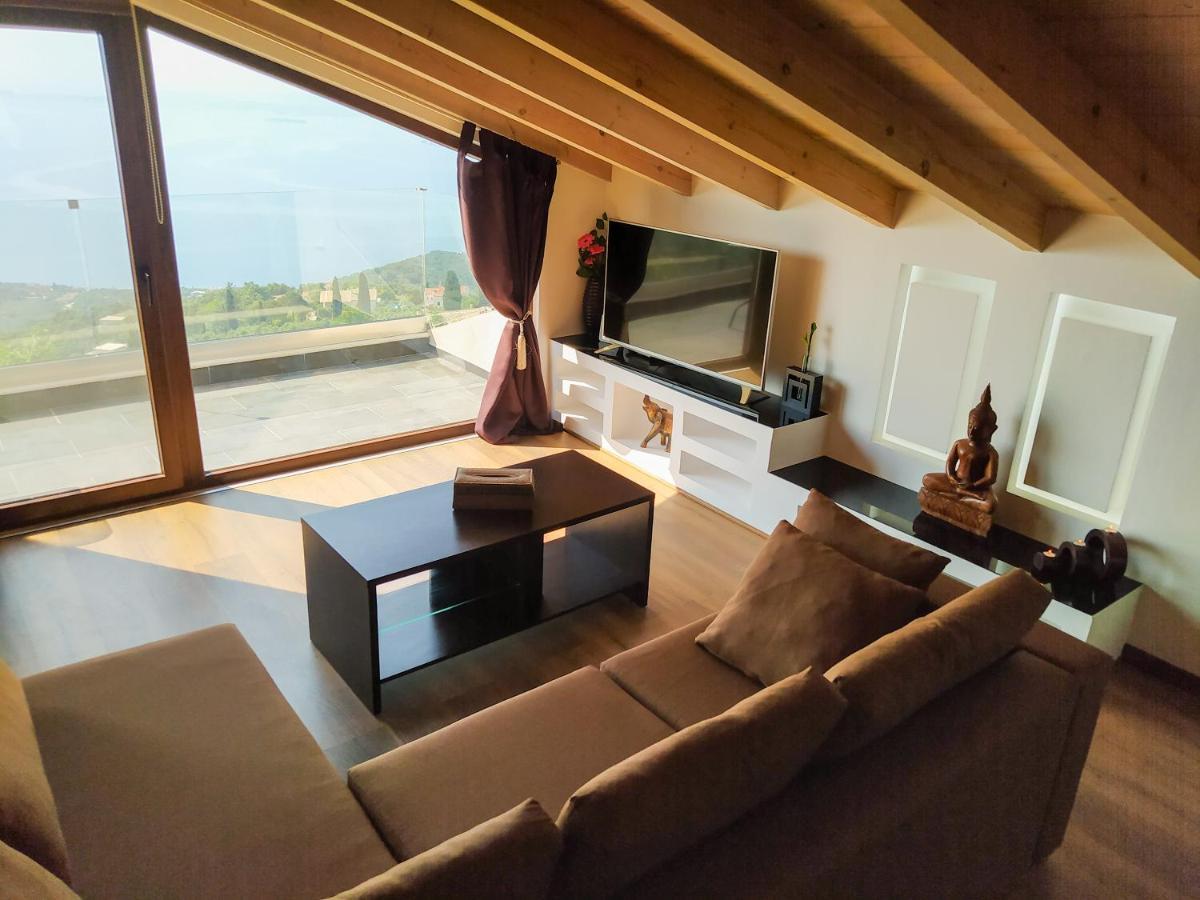 Apartamento Blue Sky Loft By Corfuescapes Spartylas Exterior foto