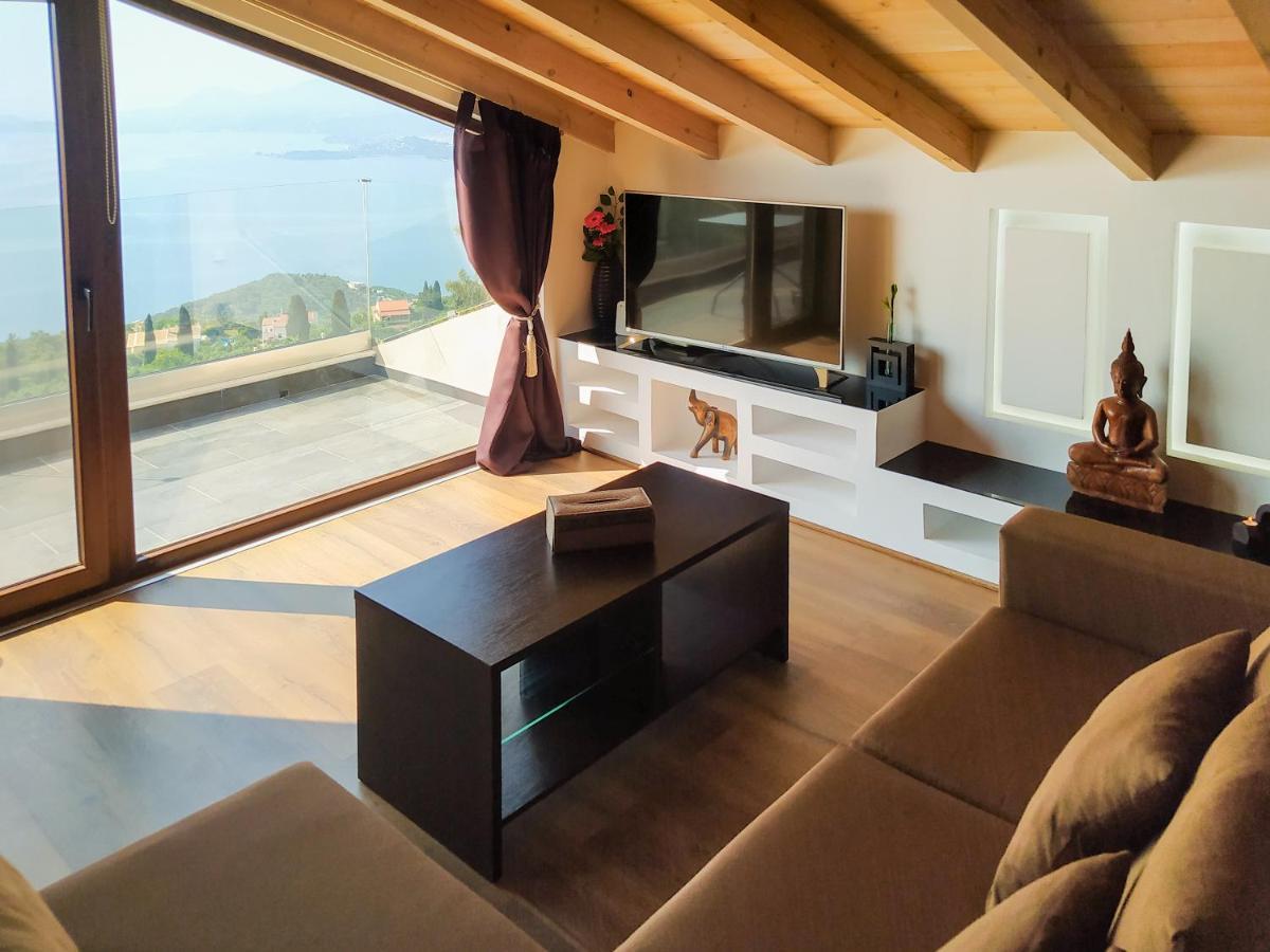 Apartamento Blue Sky Loft By Corfuescapes Spartylas Exterior foto