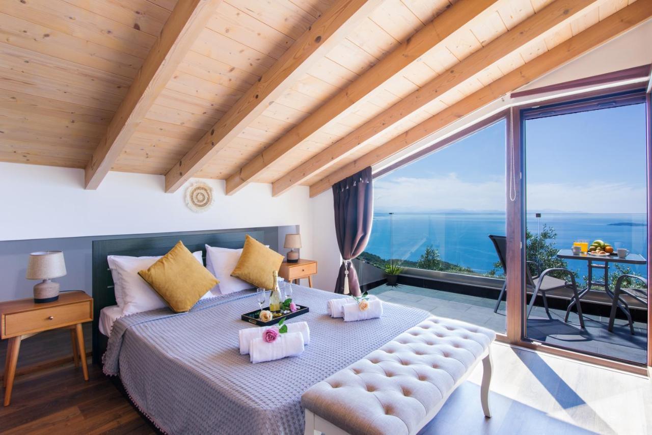 Apartamento Blue Sky Loft By Corfuescapes Spartylas Exterior foto