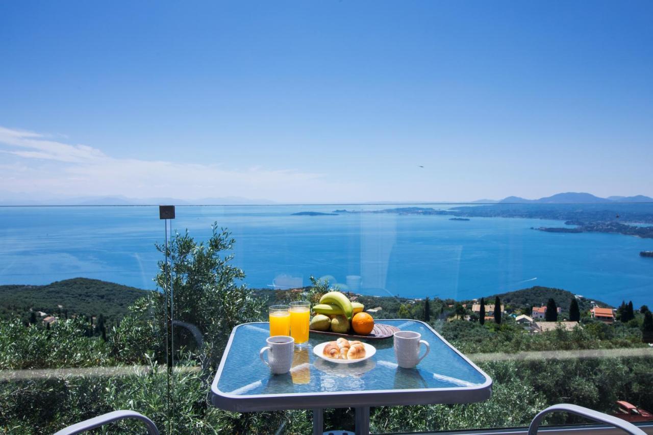 Apartamento Blue Sky Loft By Corfuescapes Spartylas Exterior foto