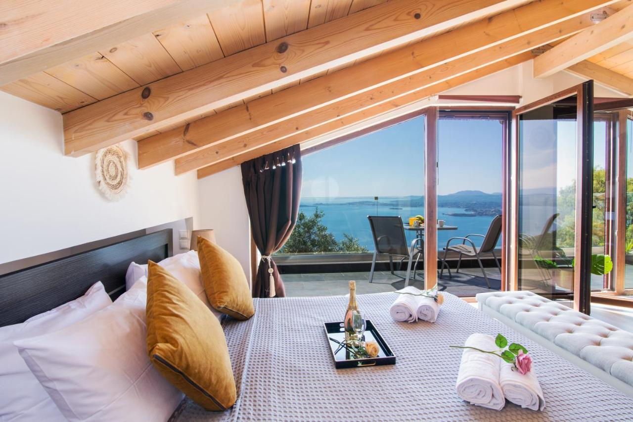 Apartamento Blue Sky Loft By Corfuescapes Spartylas Exterior foto