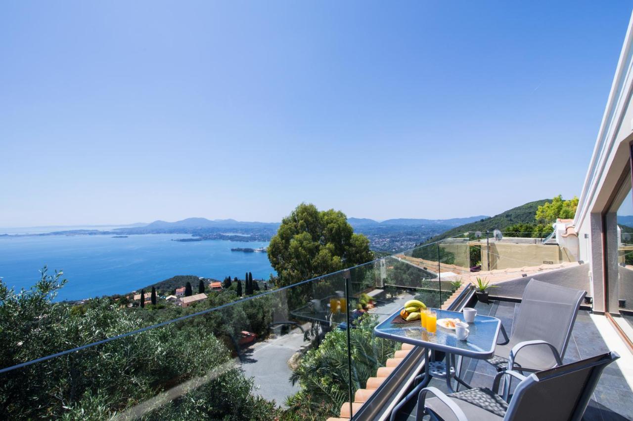 Apartamento Blue Sky Loft By Corfuescapes Spartylas Exterior foto